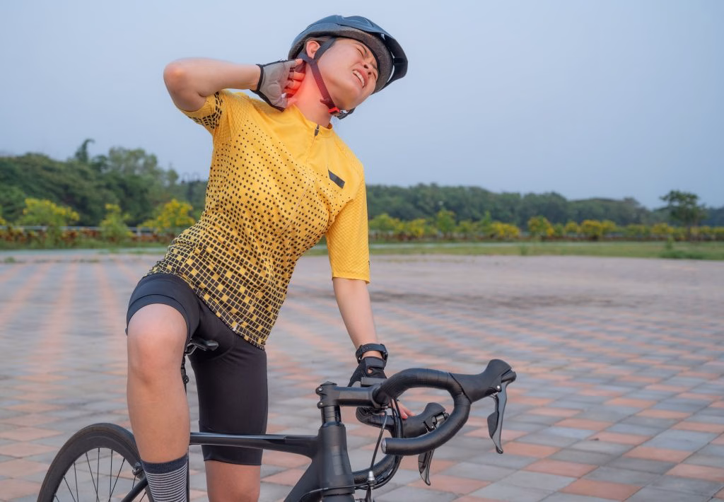 Massage for cycling neck pain
